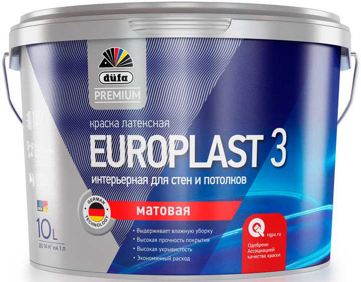 Фото Интерьерная краска Dufa Premium Europlast 3