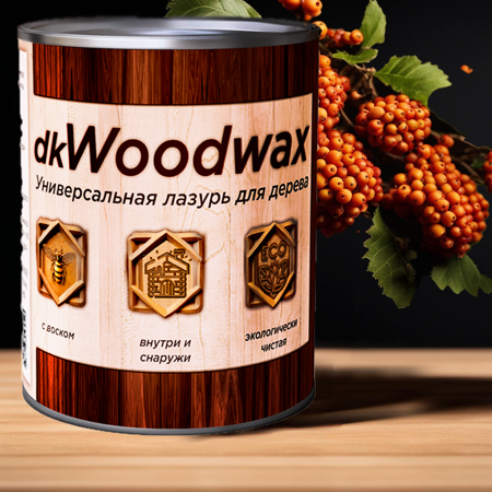 Пропитка для дерева dkWoodwax: рябиновый колорит в вашей палитре